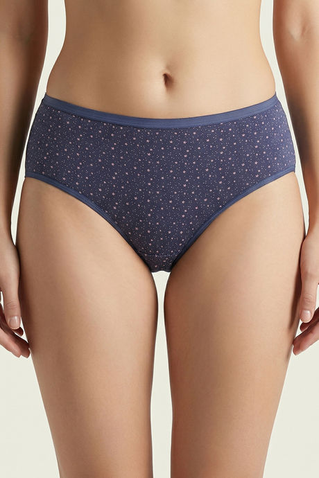Zivame Medium Rise Full Coverage Hipster Panty (Pack of 3) - Multicolor — image 6
